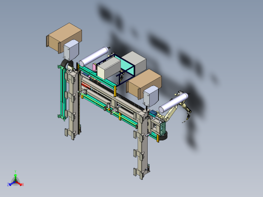两工位移动焊接焊接机械手机构