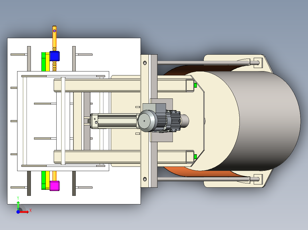 清扫机模型图前视图