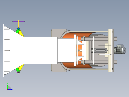 清扫机模型图左视缩略图