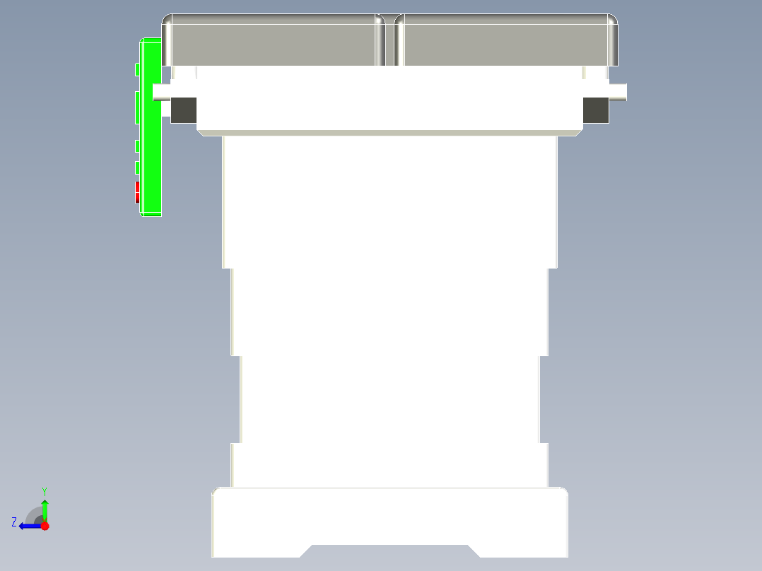 手术台&amp;手术室床右视图