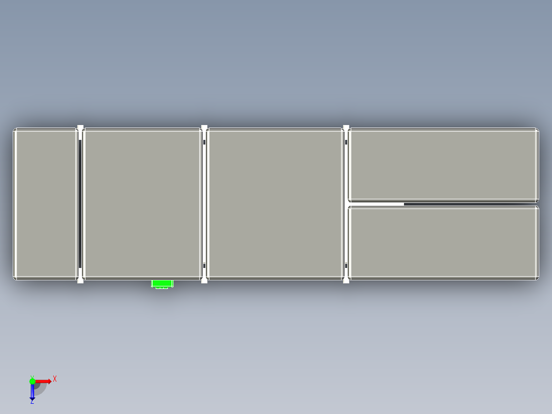 手术台&amp;手术室床俯视图