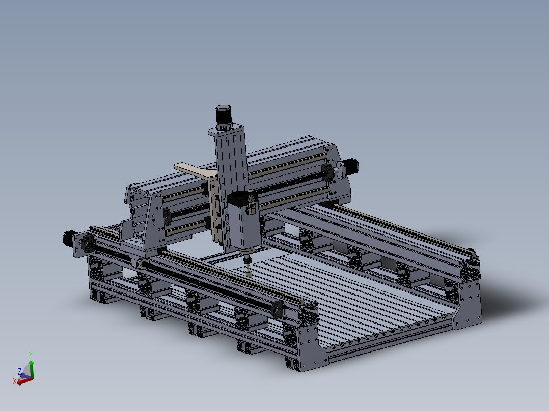 DIY数控龙门雕刻机，