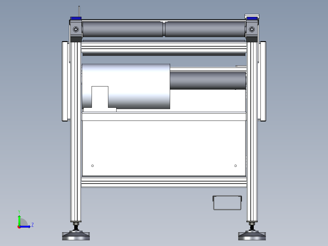15米皮带输送线左视图