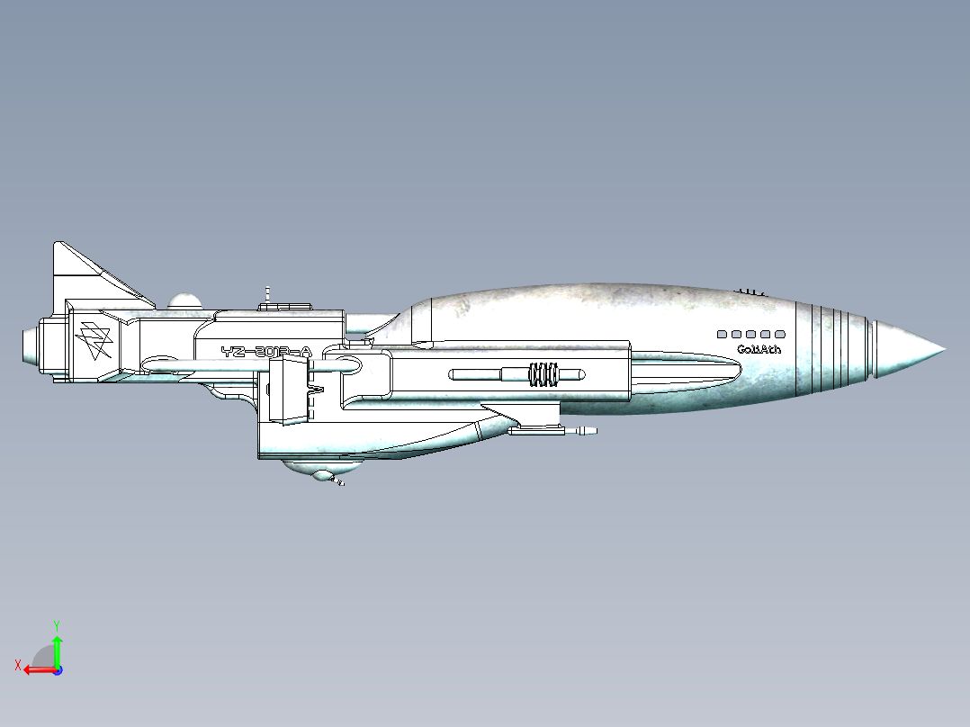 宇宙飞船(47)后视图