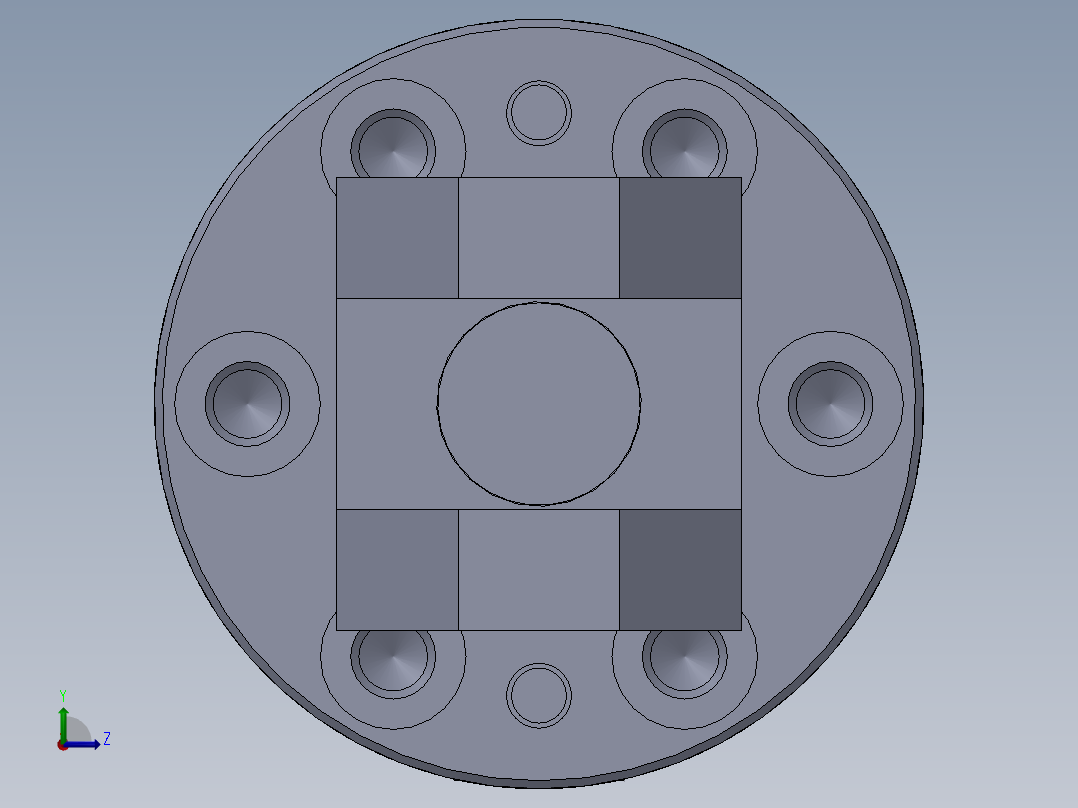 磨机型液压缸（前后眼固定）50x30x450 mm左视图