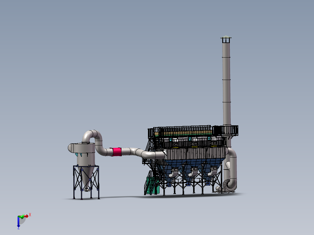 6W风量脉冲式布袋除尘器