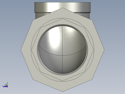 螺纹管活接-90°等径内丝弯头 DN50右视缩略图
