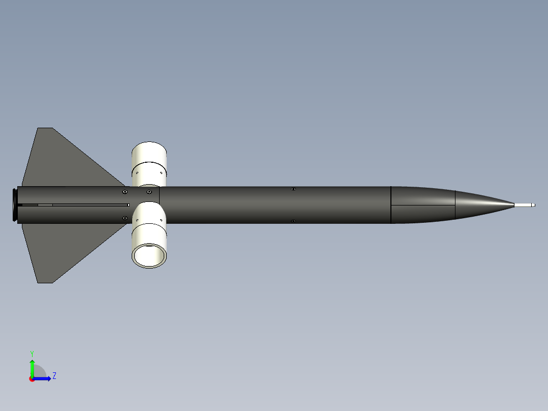 火箭原型n 3 berryrocket火箭111左视图