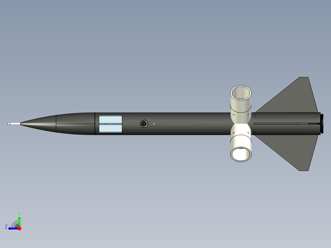 火箭原型n 3 berryrocket火箭111右视图