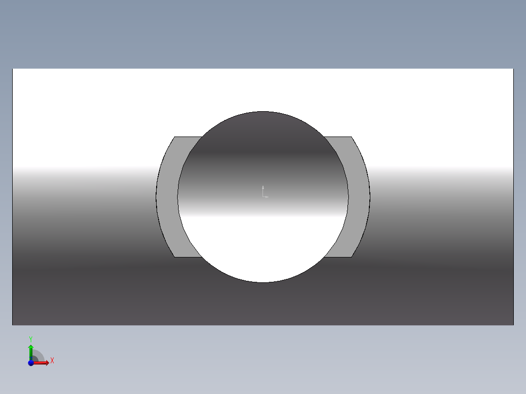 U-PVC_TEE_DN40前视图