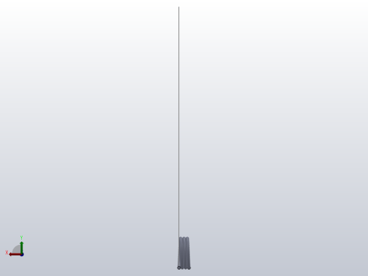 180度圆柱形扭转弹簧SCT180L-5-2-0.6后视缩略图