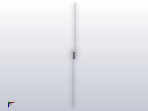 180度圆柱形扭转弹簧SCT180L-5-2-0.6俯视缩略图