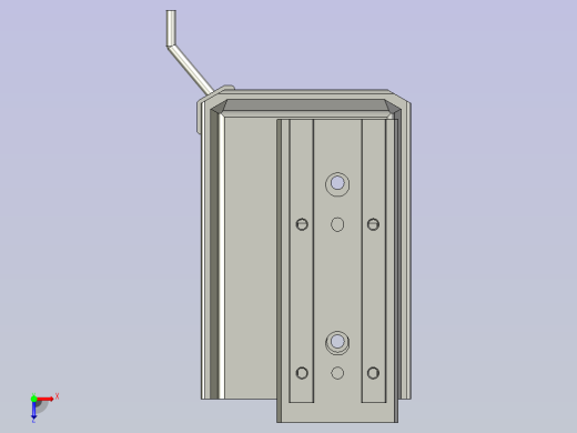 电缸模组LES25微小型模组电动缸精密滑台LES25-S50-BL俯视缩略图