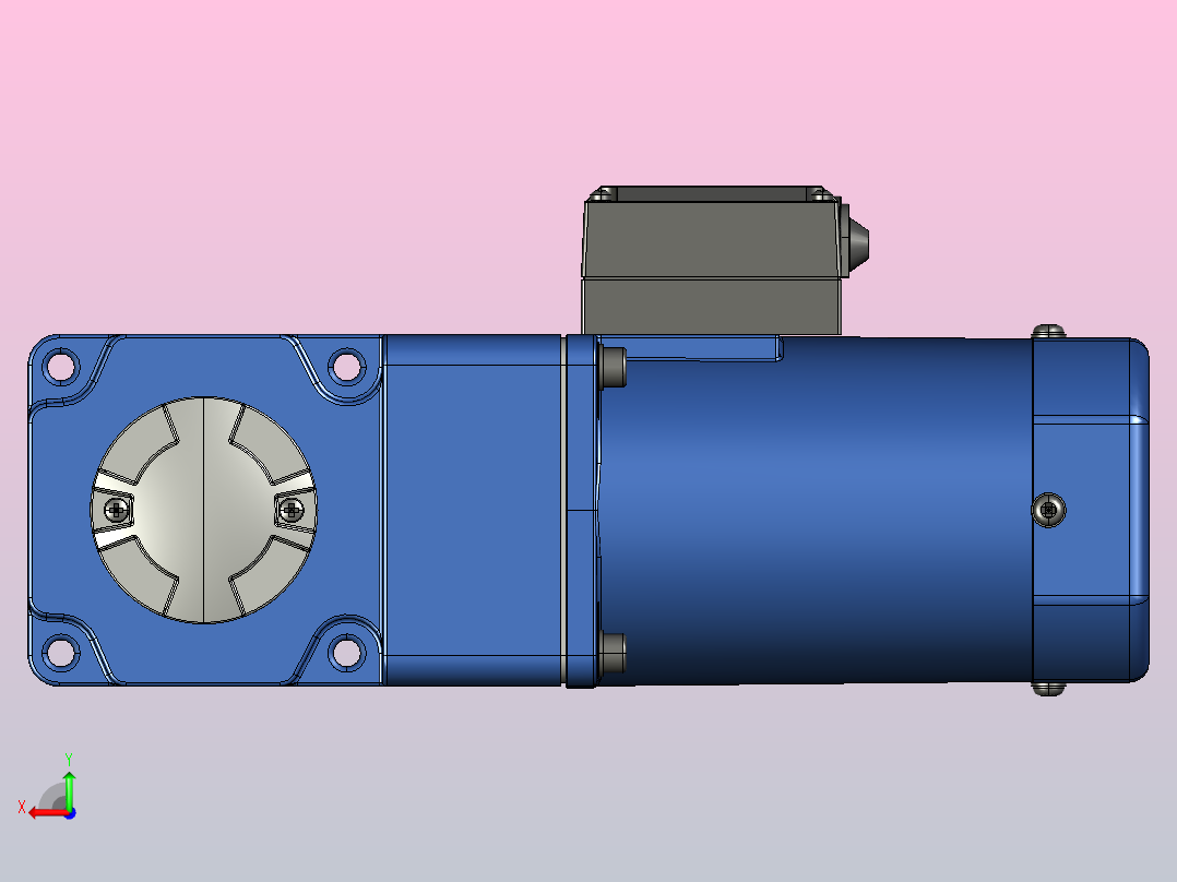 YS标准电机120ys02-180后视图