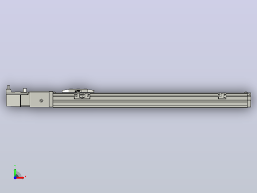GTH4-L#-400-BC-M05-C3 GTH4内嵌式螺杆滑台 电机直连 TOYO模组滑台电缸前视缩略图