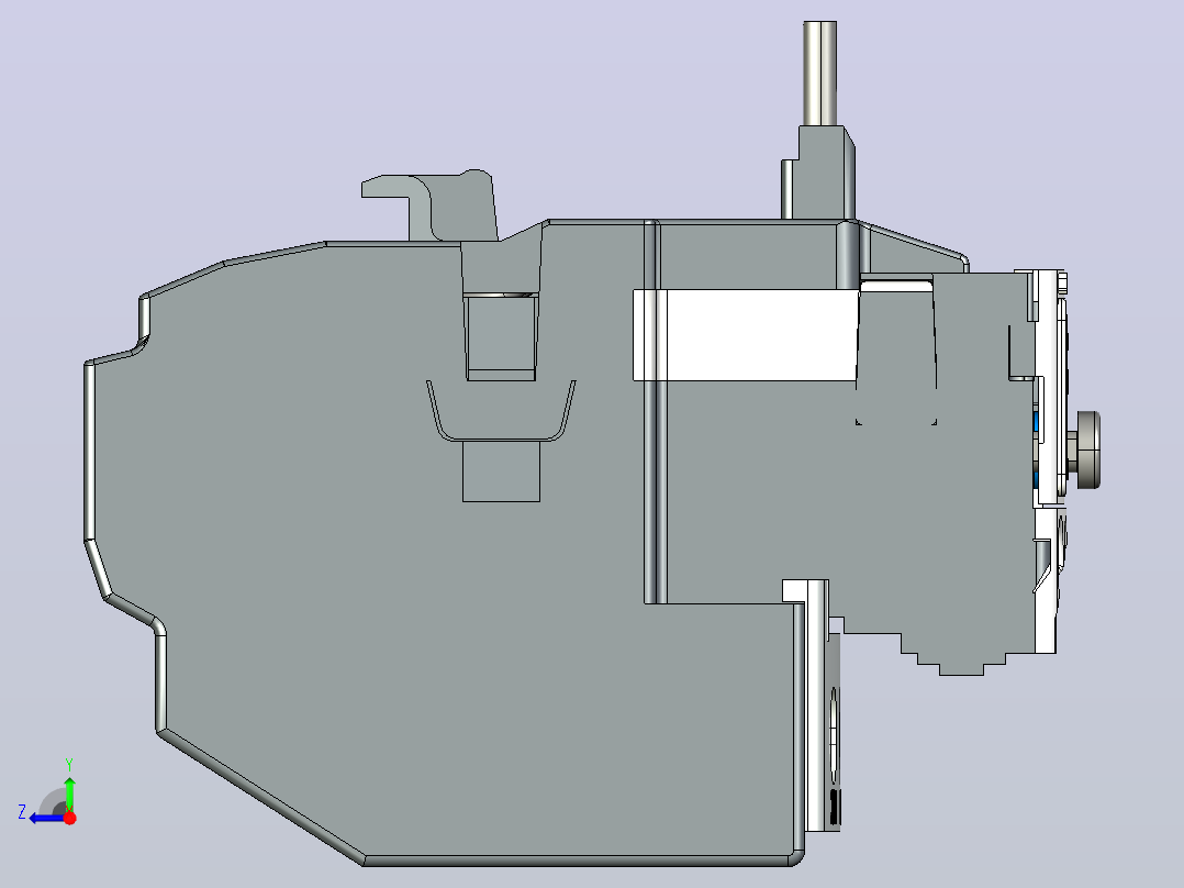 NR2-36热过载继电器三维模型202202右视图