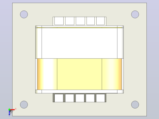 电感 - 变压器 220V 12V俯视缩略图
