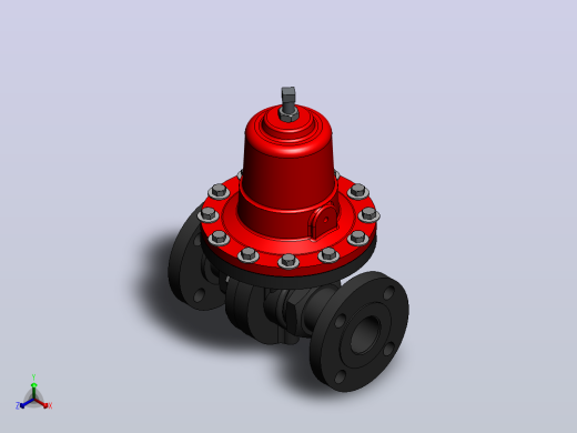 阀门、过滤器Jordan Valve-50-150-FE正等轴测缩略图