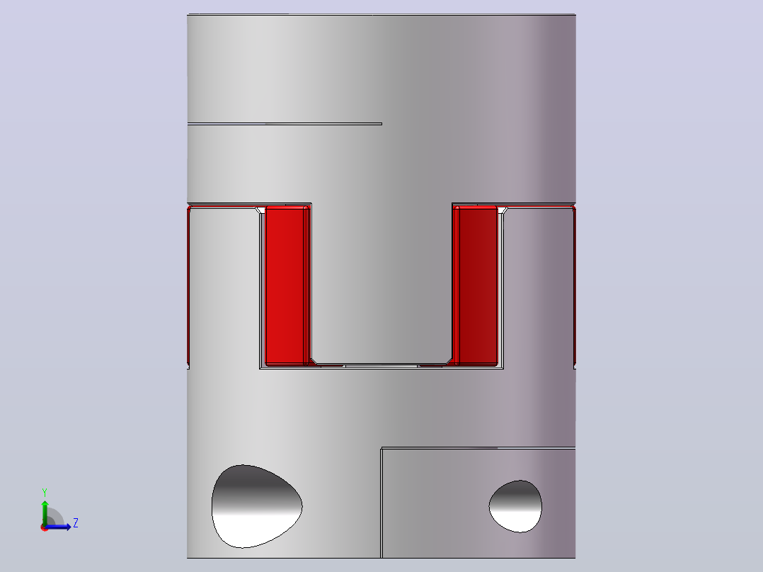 HLX系列[HLX-7X7-30X42]联轴器左视图