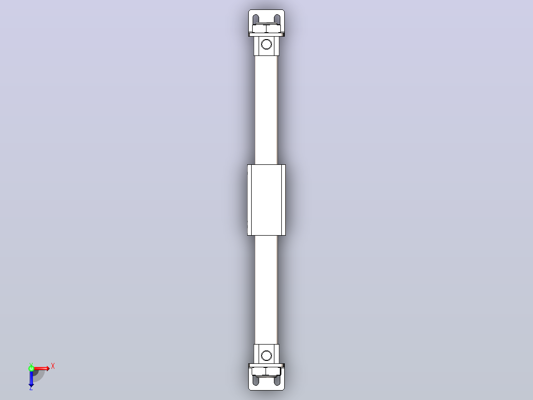 气缸CY3B20-200俯视图