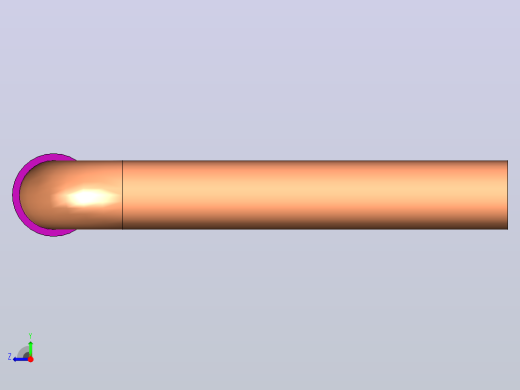 插头连接器Wirebridge_9.0xD0.6mm右视缩略图