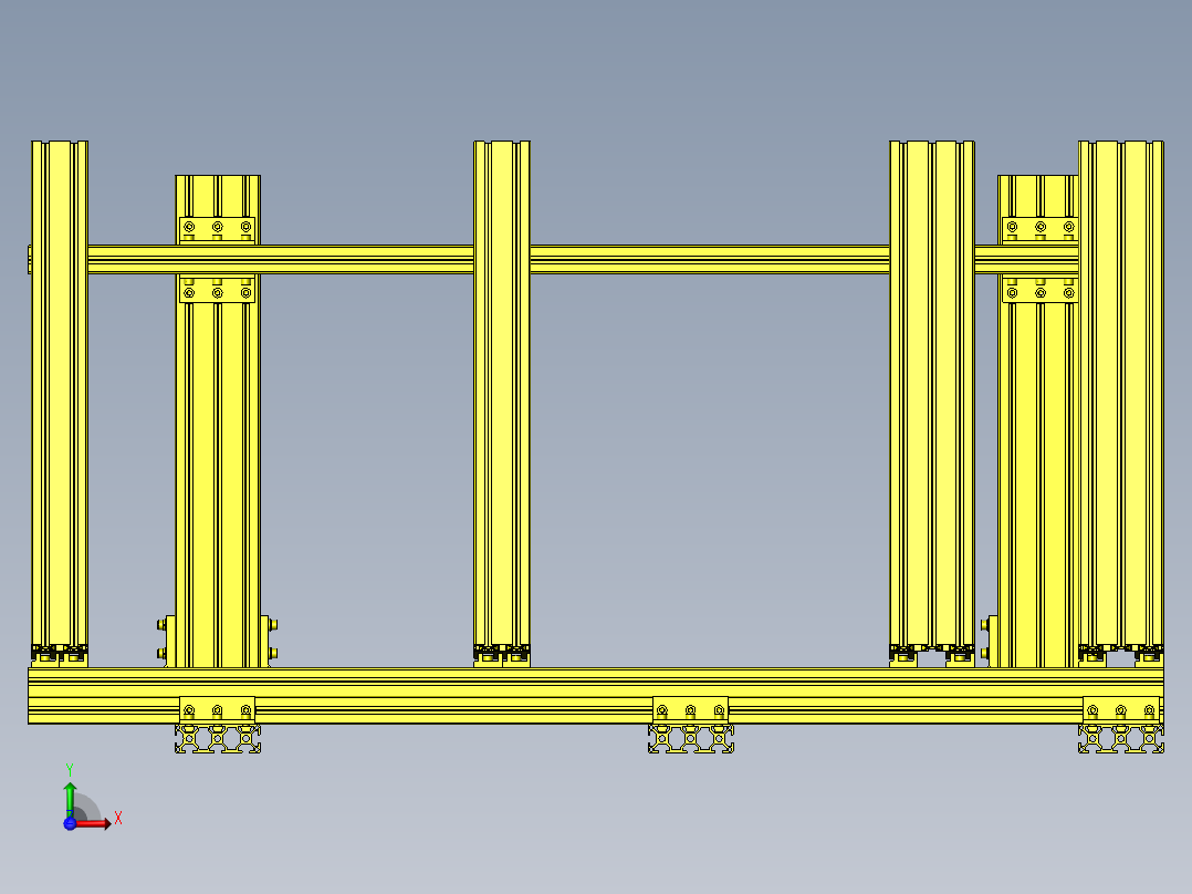 基本材料放置台TEST前视图