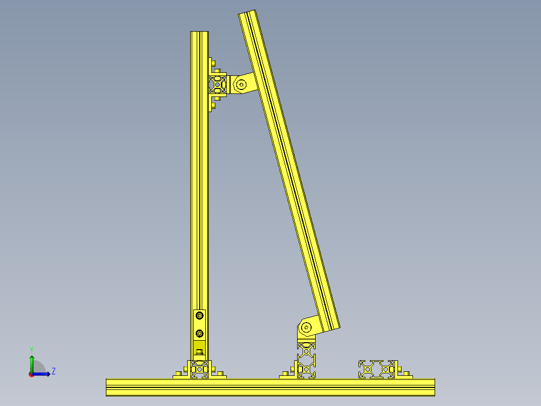 基本材料放置台TEST左视图