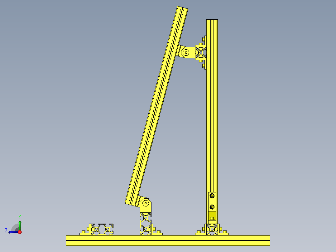 基本材料放置台TEST右视图