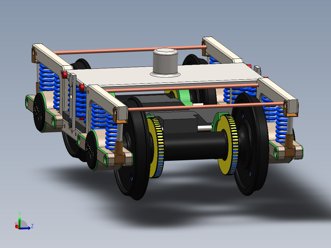 印度铁路机车转向架