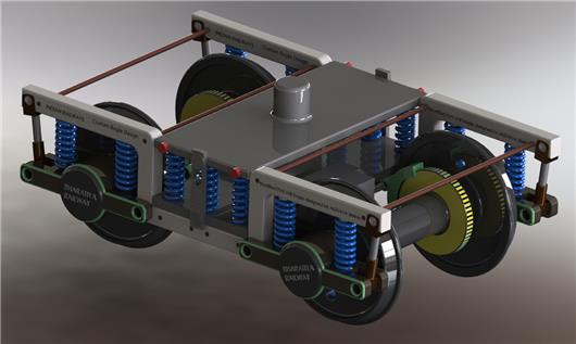 印度铁路机车转向架