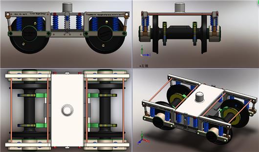 印度铁路机车转向架