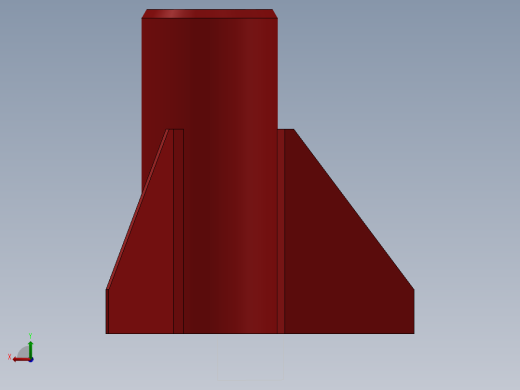 SOLIDWORKS 火箭3D模型后视缩略图