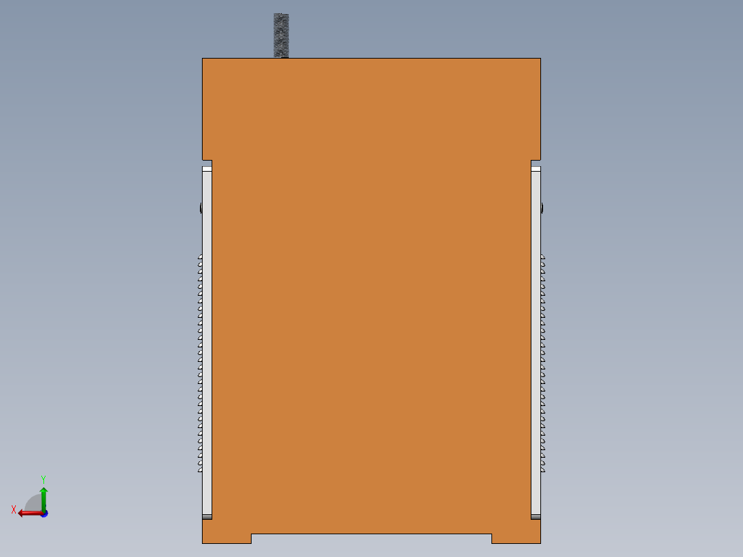 全自动焊接机主体设计后视图