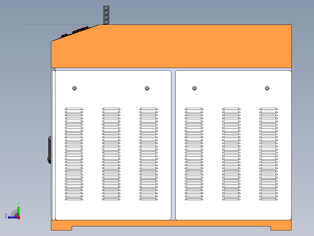 全自动焊接机主体设计右视图