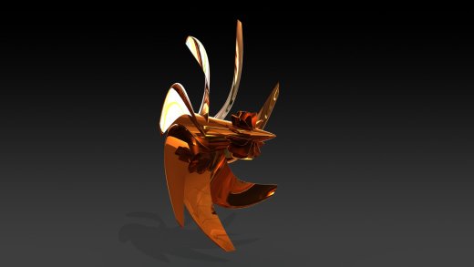 潜艇推进器螺旋桨3D图纸缩略图