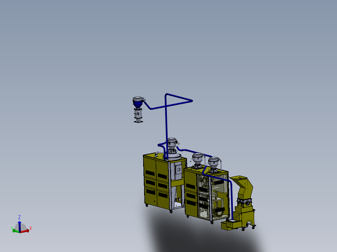 H711 注塑机集中供料系统