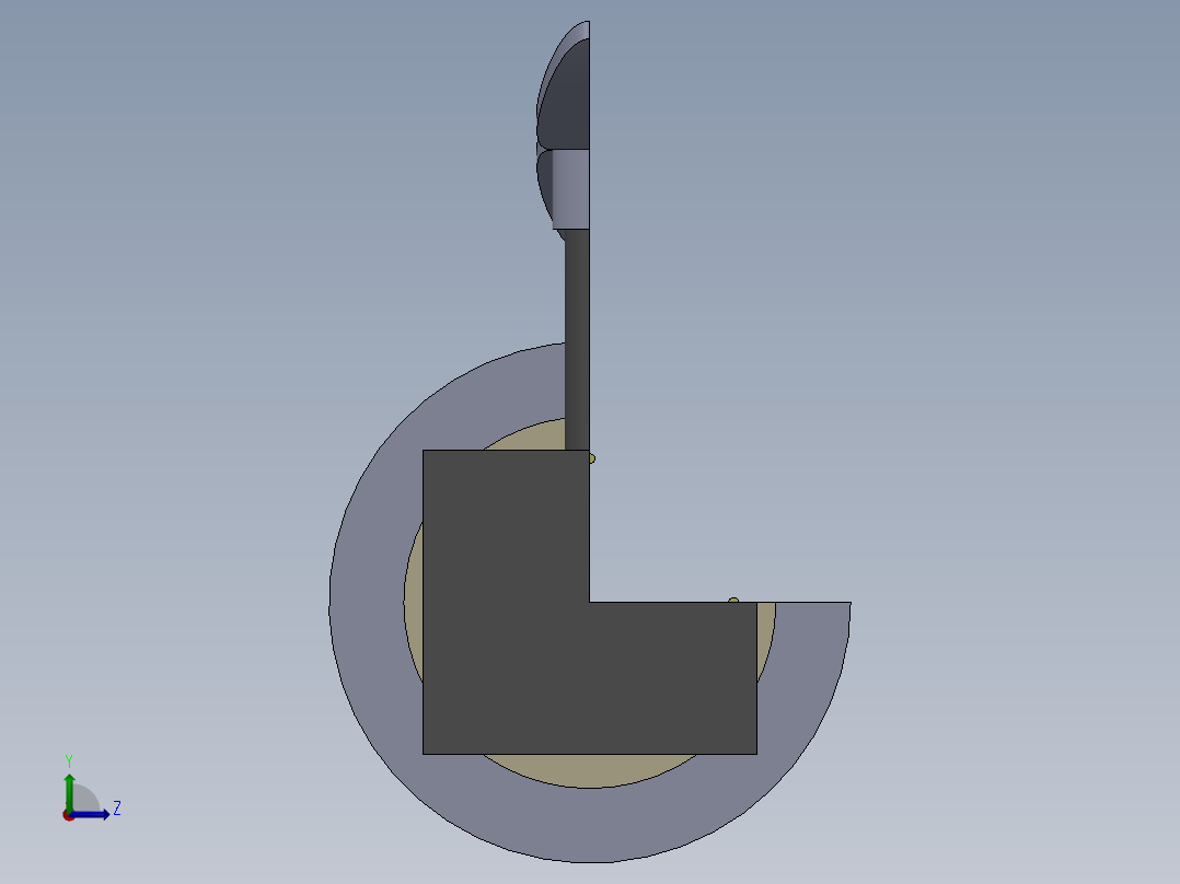 快速接头1左视图