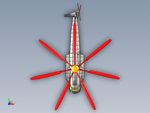 CH-53超重型直升机前视缩略图