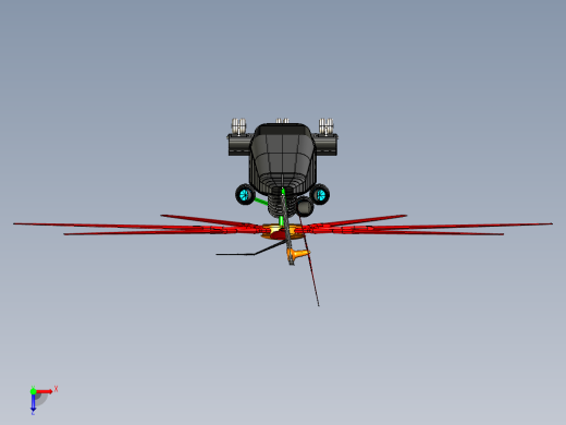 CH-53超重型直升机俯视缩略图