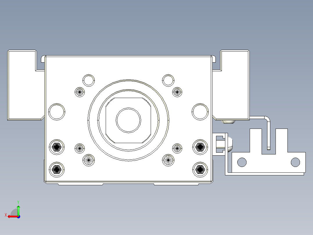 钢基模组-TPA-KNR-6005C-300A1-M-F0S1后视图