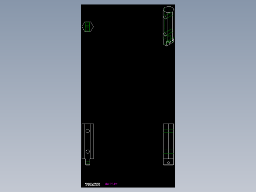 滑動塊SBS-HT-2D多系列多零件图纸模型