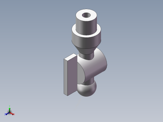 万向可调球喷嘴123f正等轴测缩略图