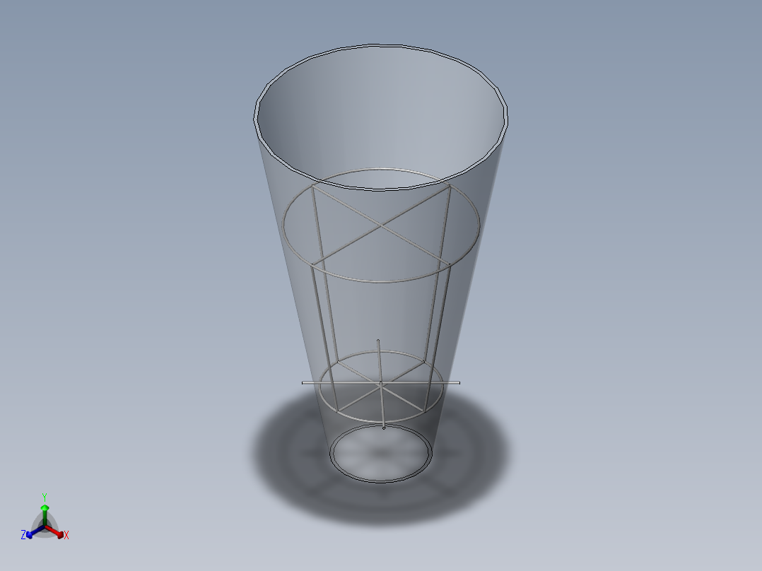 骨架正等轴测图
