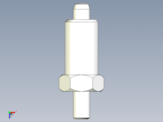 分割定位柱(無卡鎖B)2212-3D多系列多零件图纸模型俯视缩略图
