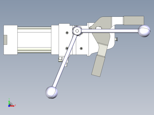 德克斯TUNKERS气缸数模V2_50_1_Z_A12_T12_45~105前视缩略图