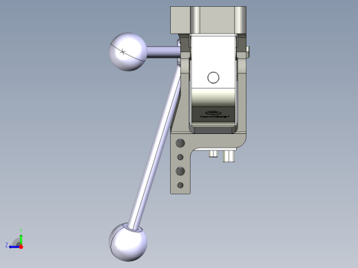 德克斯TUNKERS气缸数模V2_50_1_Z_A12_T12_45~105右视缩略图