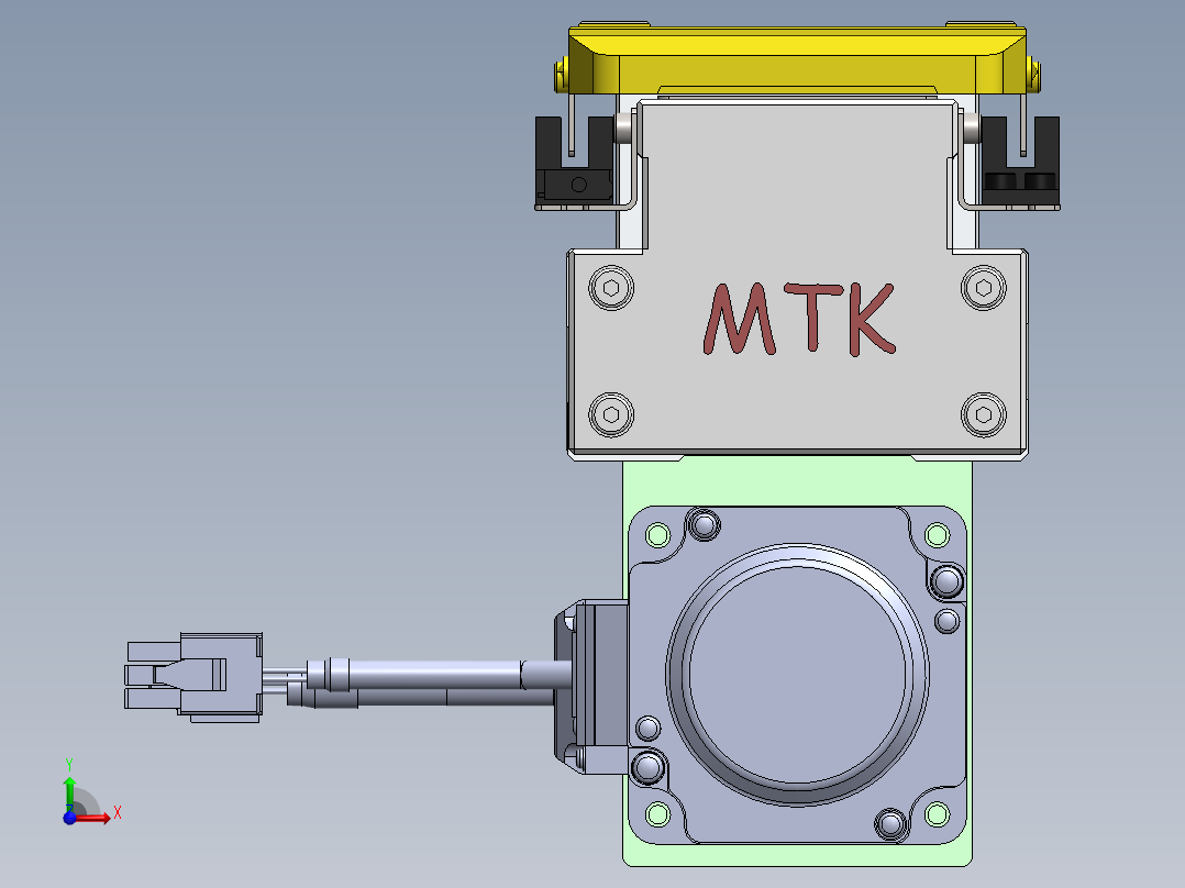 GTH内嵌丝杆全封闭GTH8-BM-200W前视图