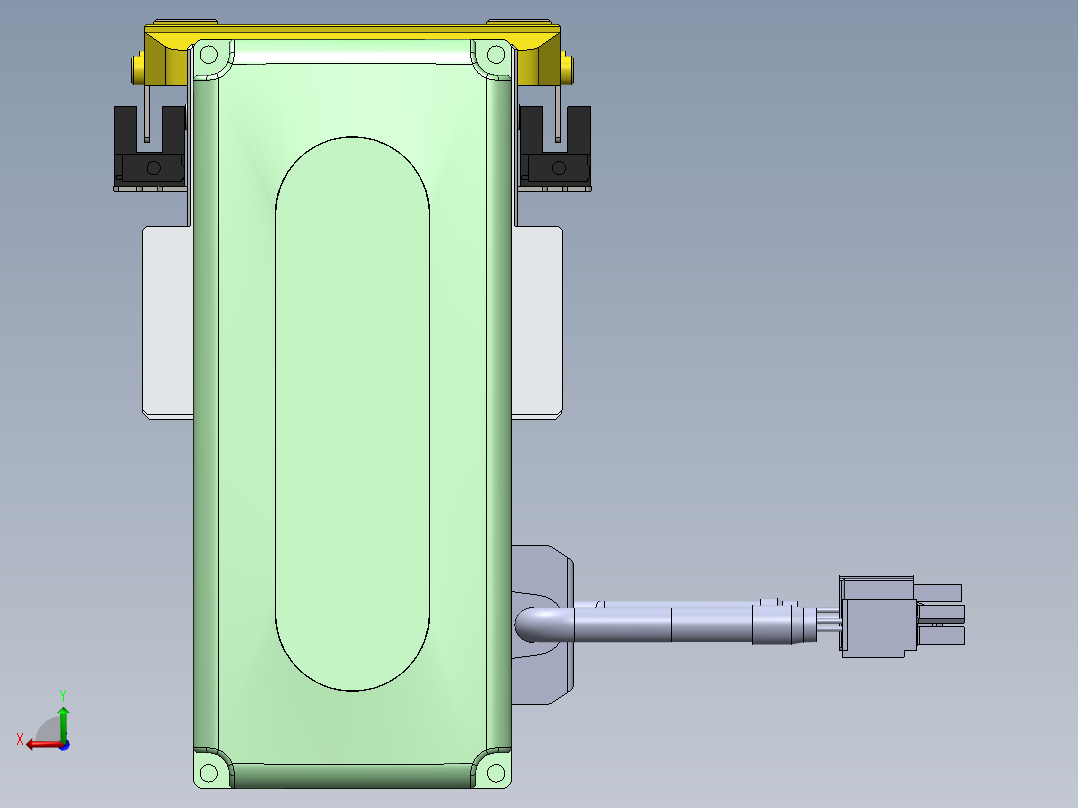 GTH内嵌丝杆全封闭GTH8-BM-200W后视图