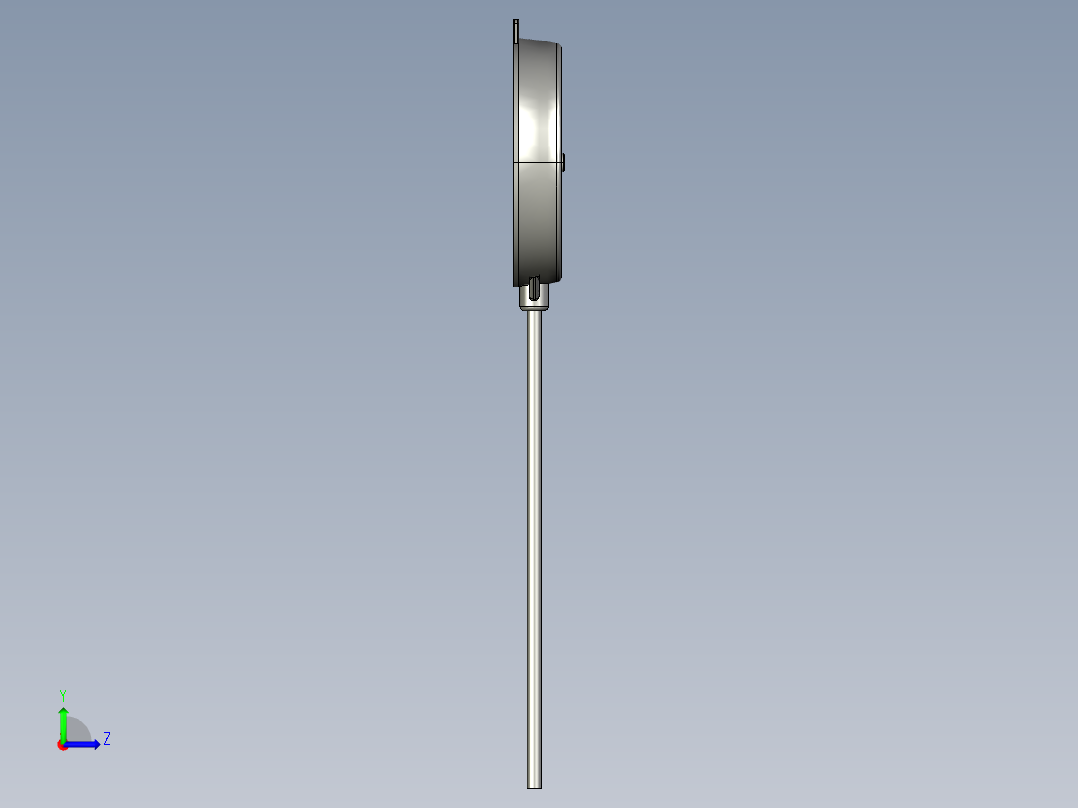 圆形插线板 STP PROE左视图