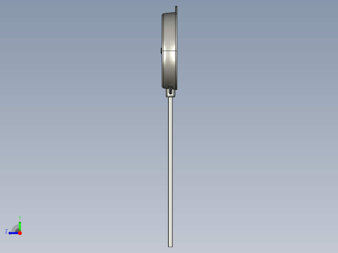 圆形插线板 STP PROE右视图